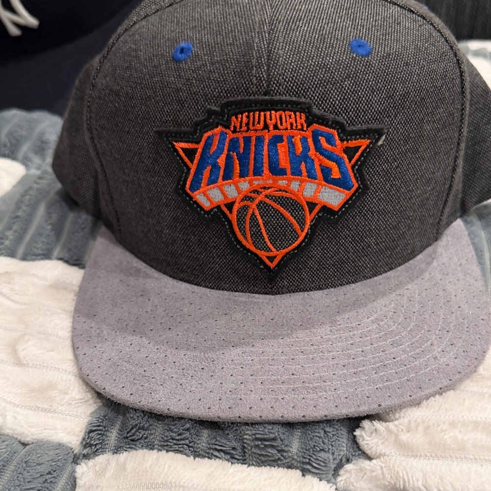 Mitchell & Ness Gray Cap with Orange Accents